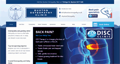 Desktop Screenshot of buxtonosteopathy.co.uk